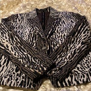 St. John Animal Print Women's Jacket